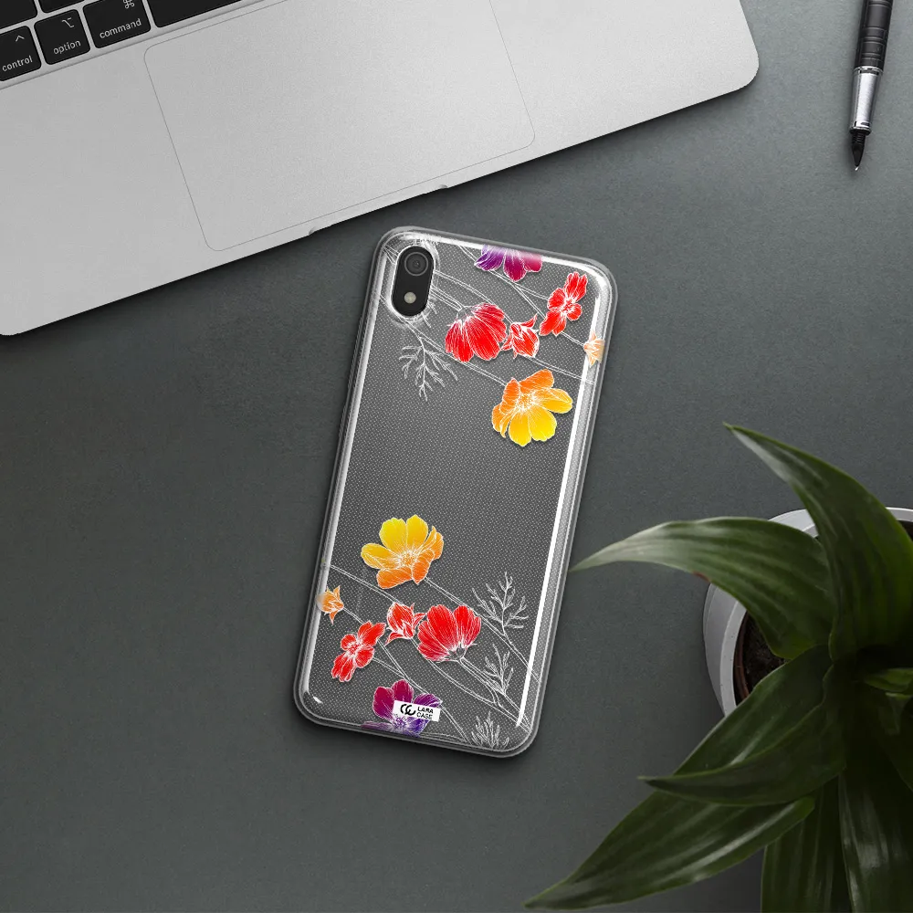 Hibiscus Flower Xiaomi Redmi 7A Clear TPU Case