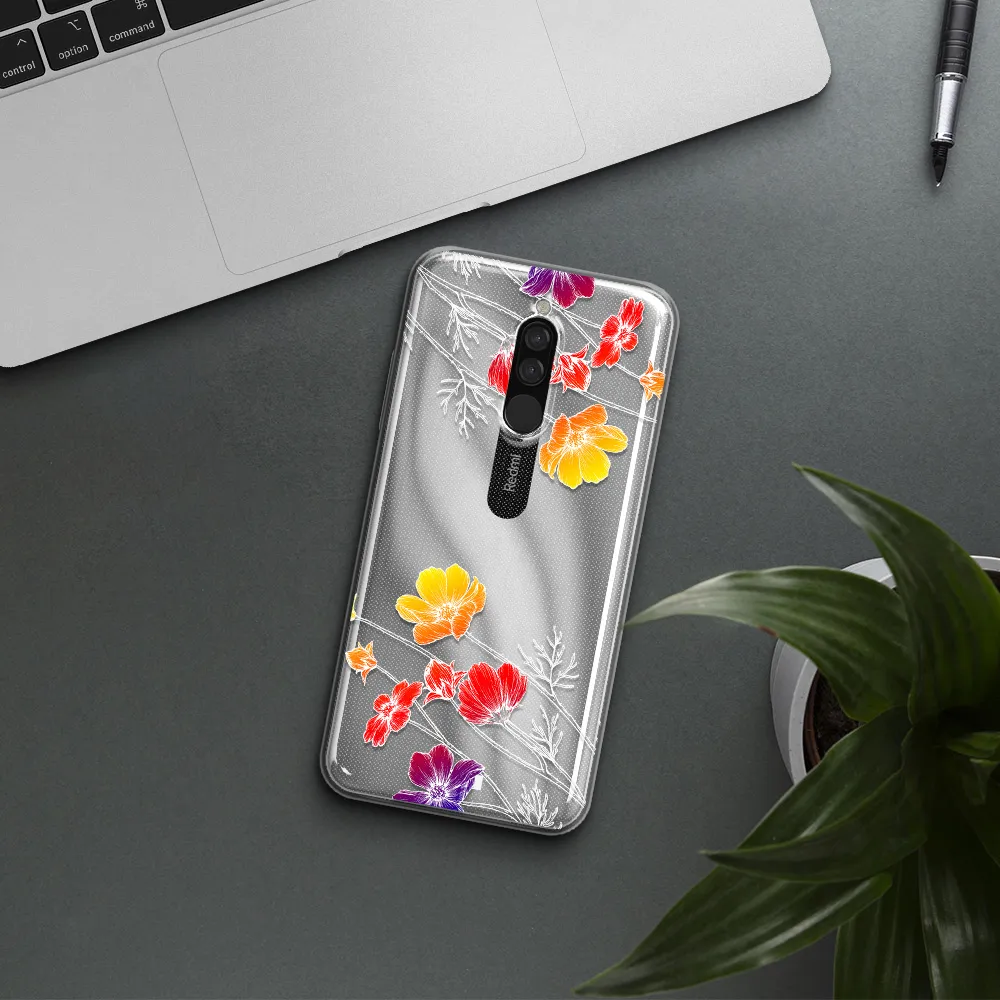 Hibiscus Flower Xiaomi Redmi 8 Clear Tpu Case