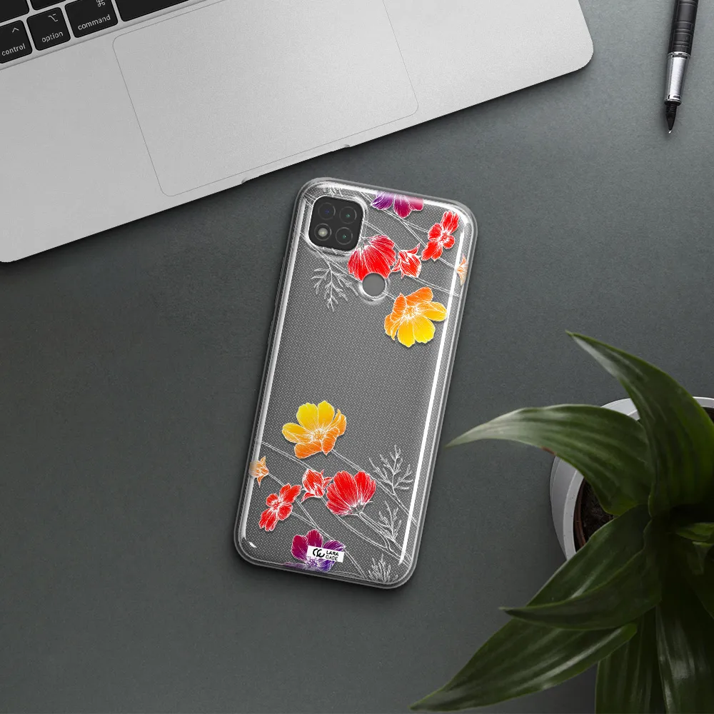 Hibiscus Flower Xiaomi Redmi 9C Clear TPU Case