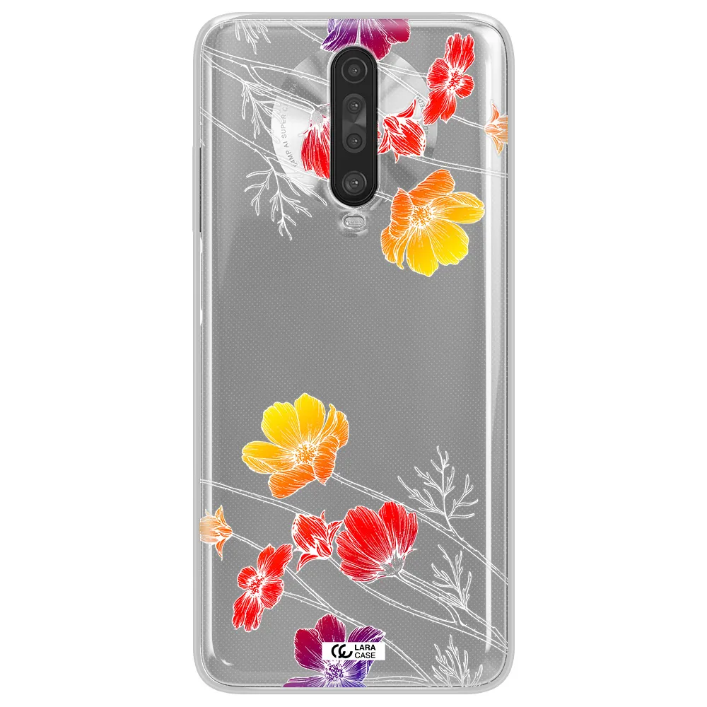 Hibiscus Flower Xiaomi Redmi K30 Clear TPU Case