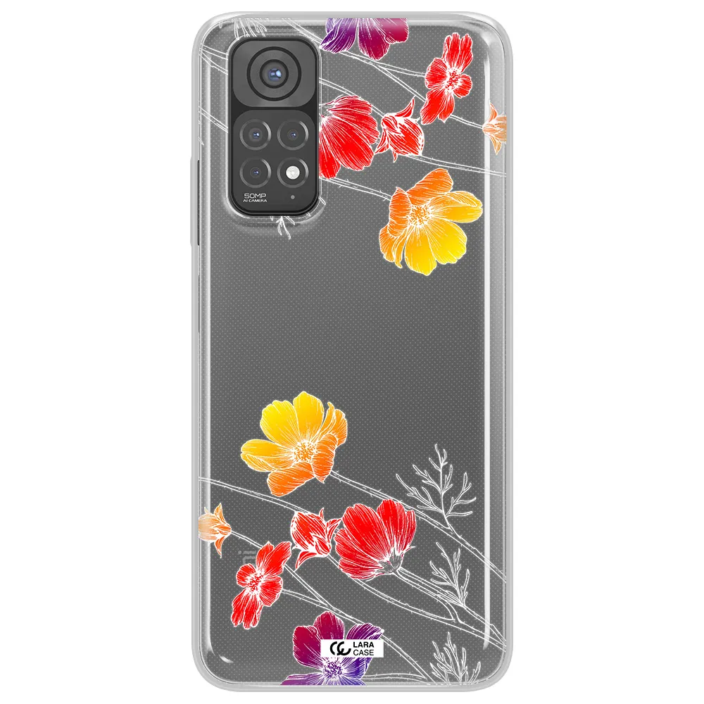 Hibiscus Flower Xiaomi Redmi Note 11 Clear TPU Case