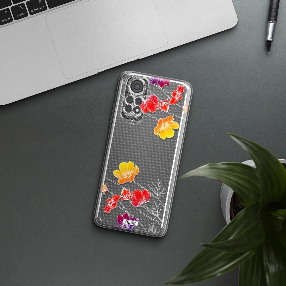 Hibiscus Flower Xiaomi Redmi Note 11S Clear Tpu Case