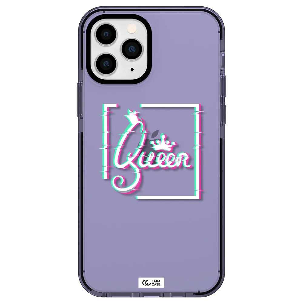 Queen Apple iPhone 11 pro impact Lilac Case