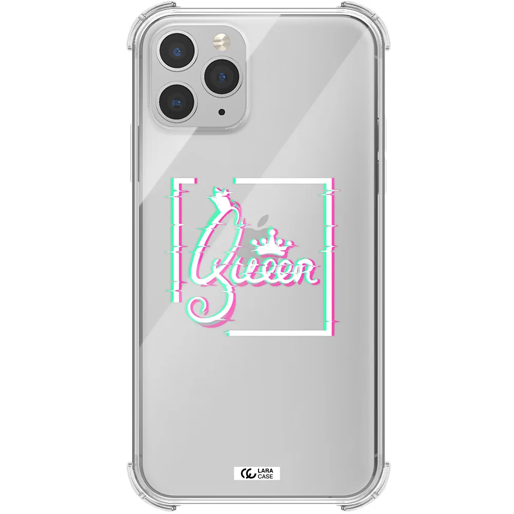Queen Apple iPhone 11 pro max Clear PC Case