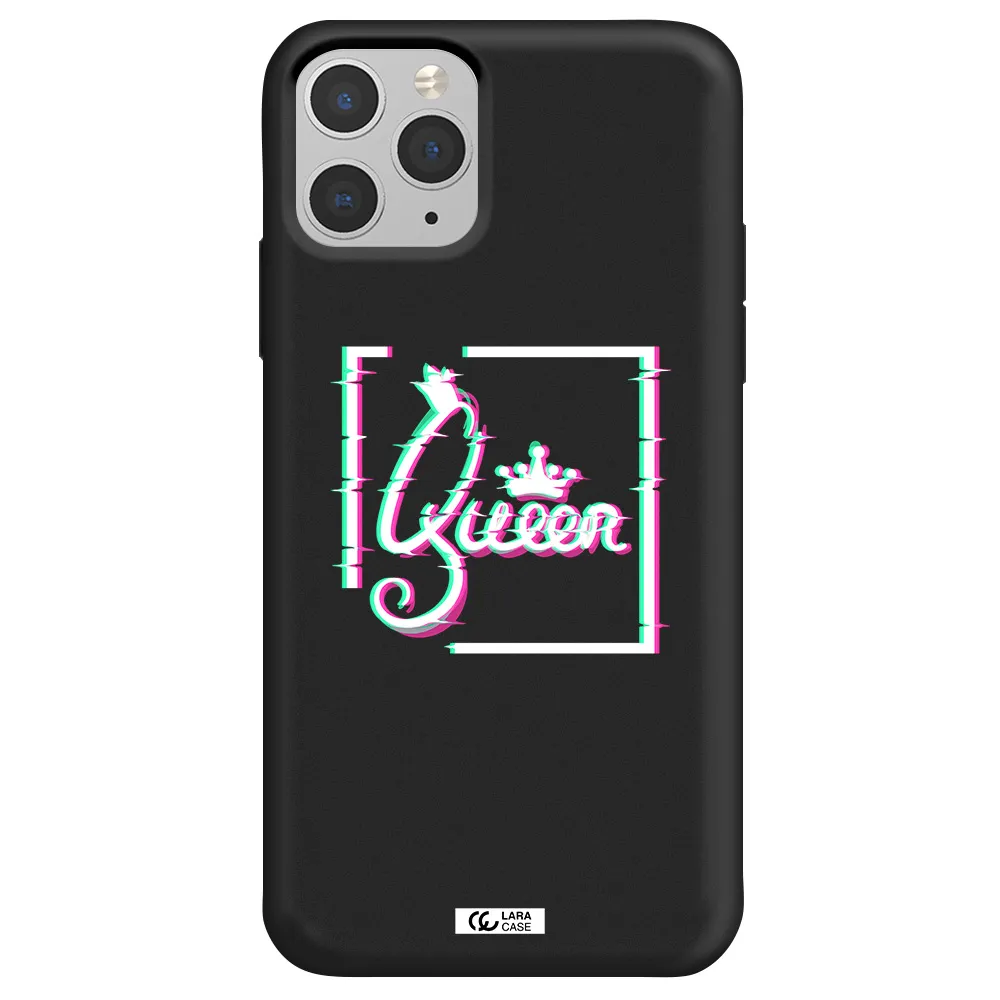 Queen Apple iPhone 11 pro max Silicone black Case