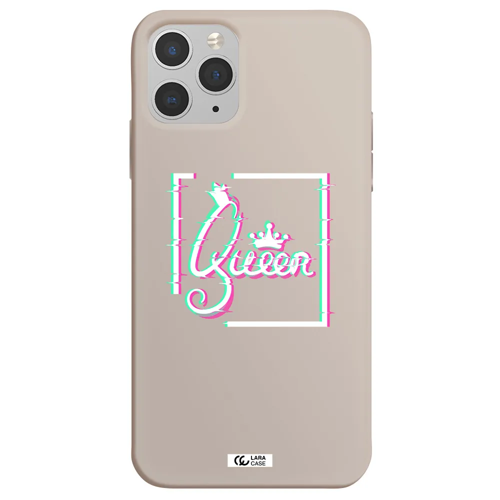 Queen Apple iPhone 11 pro max Silicone Stone Case