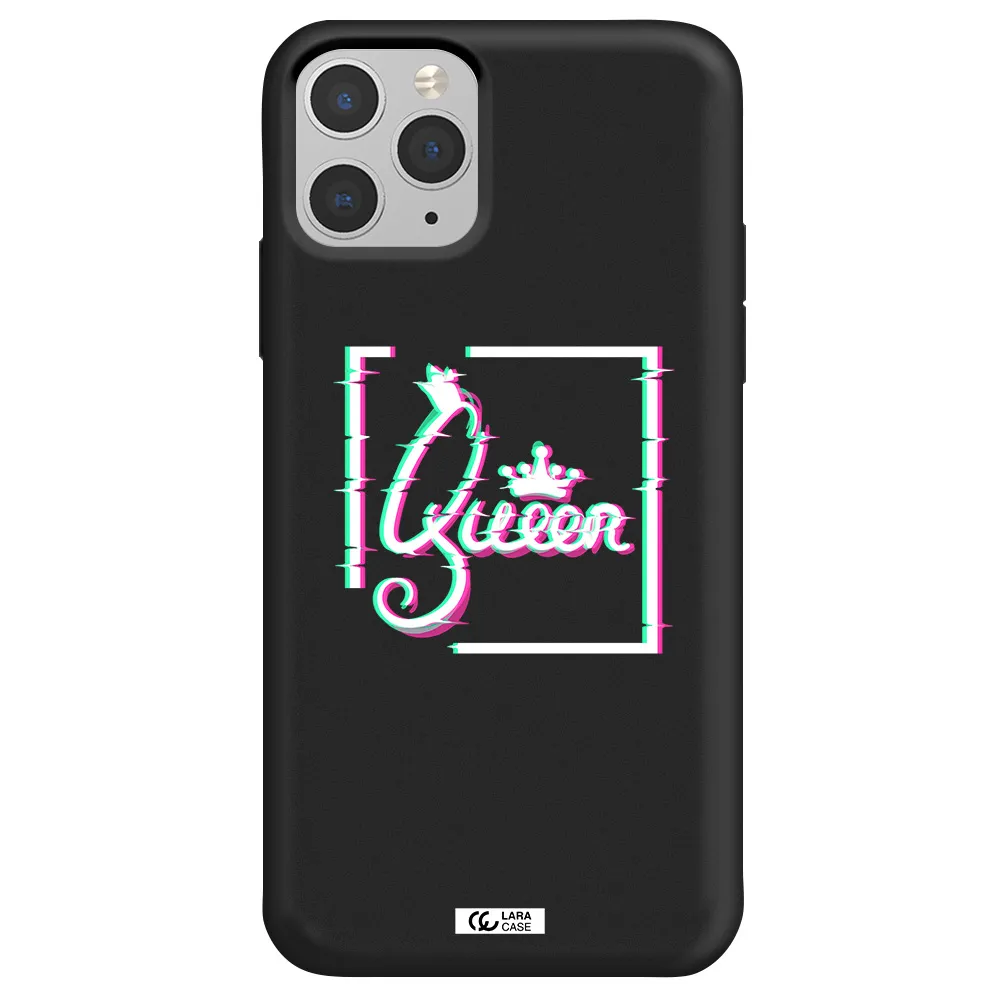 Queen Apple iPhone 11 pro Silicone black Case