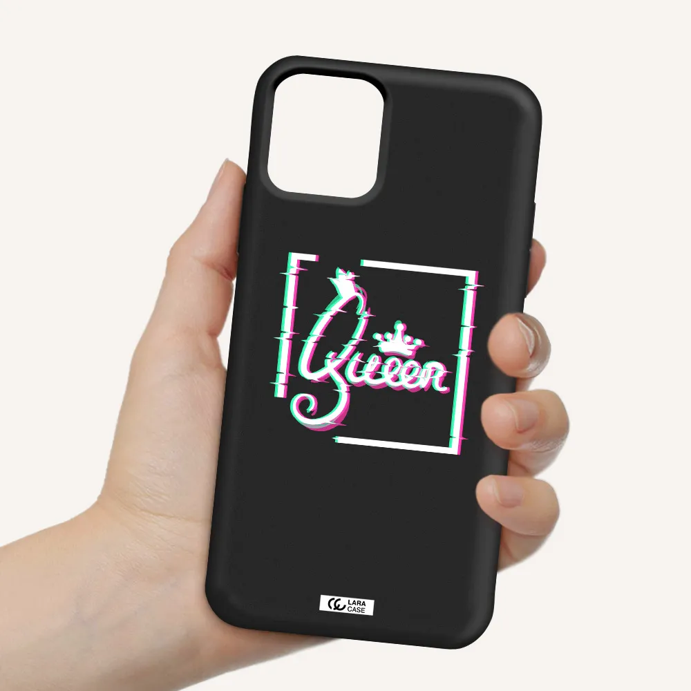 Queen Apple iPhone 11 pro Silicone black Case