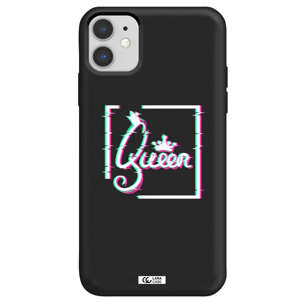 Queen Apple iPhone 11 Silicone black Case