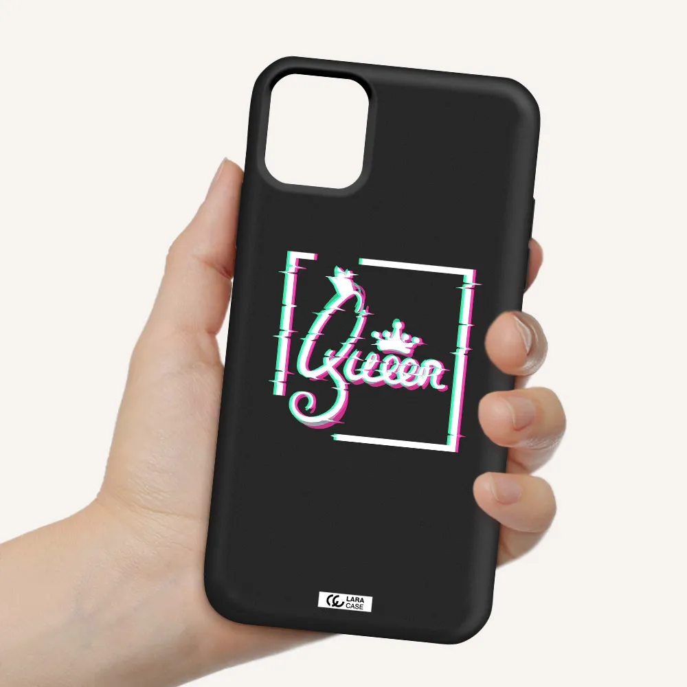 Queen Apple iPhone 11 Silicone black Case