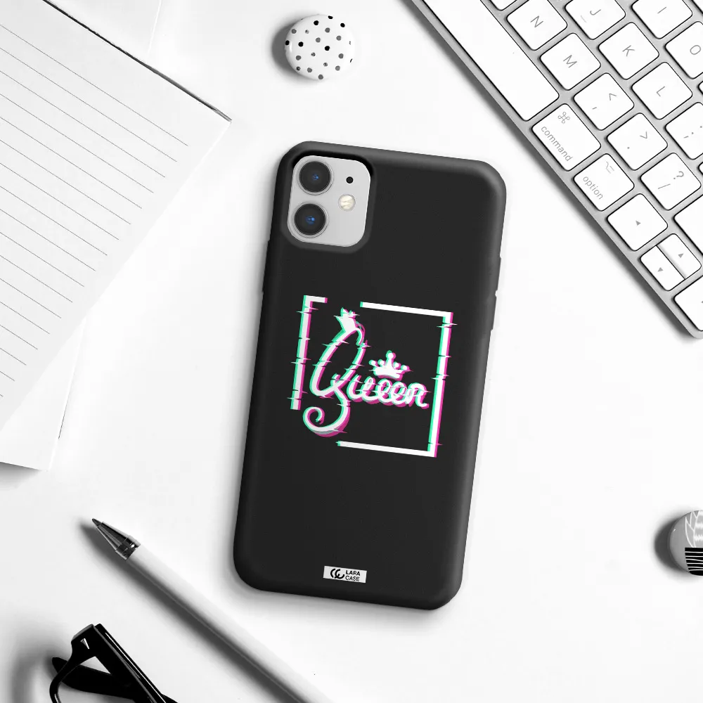 Queen Apple iPhone 11 Silicone black Case