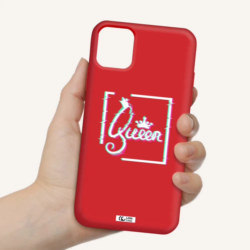 Queen Apple iPhone 11 Silicone Imperial Red Case