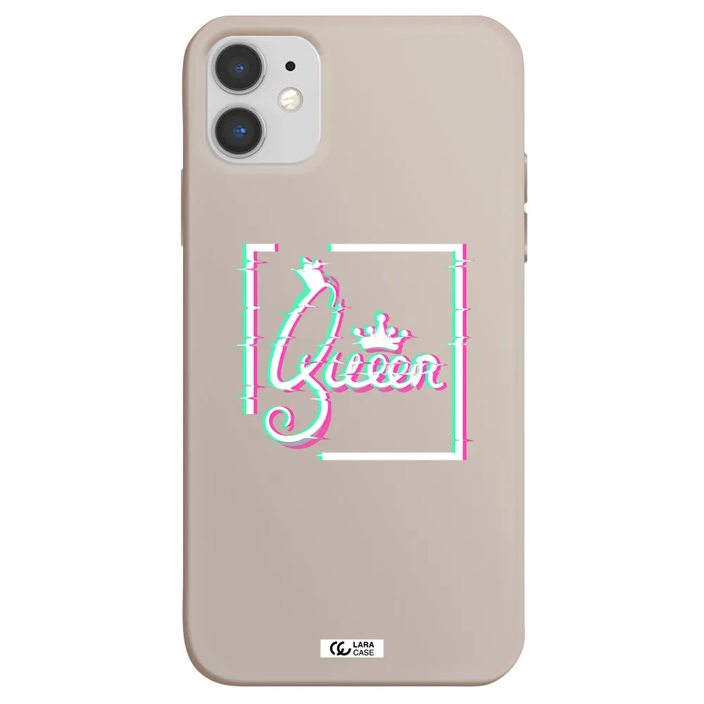 Queen Apple iPhone 11 Silicone Stone Case