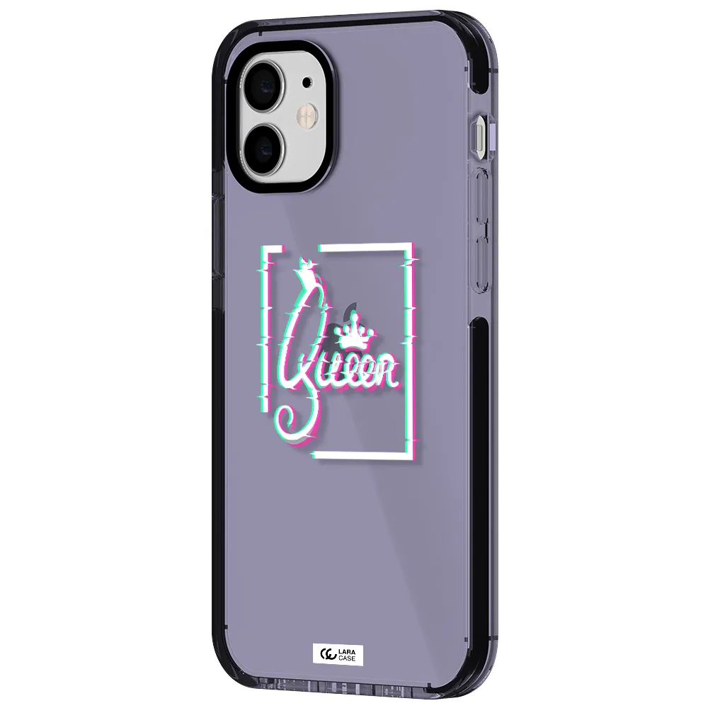 Queen Apple iPhone 12 impact Lilac Case