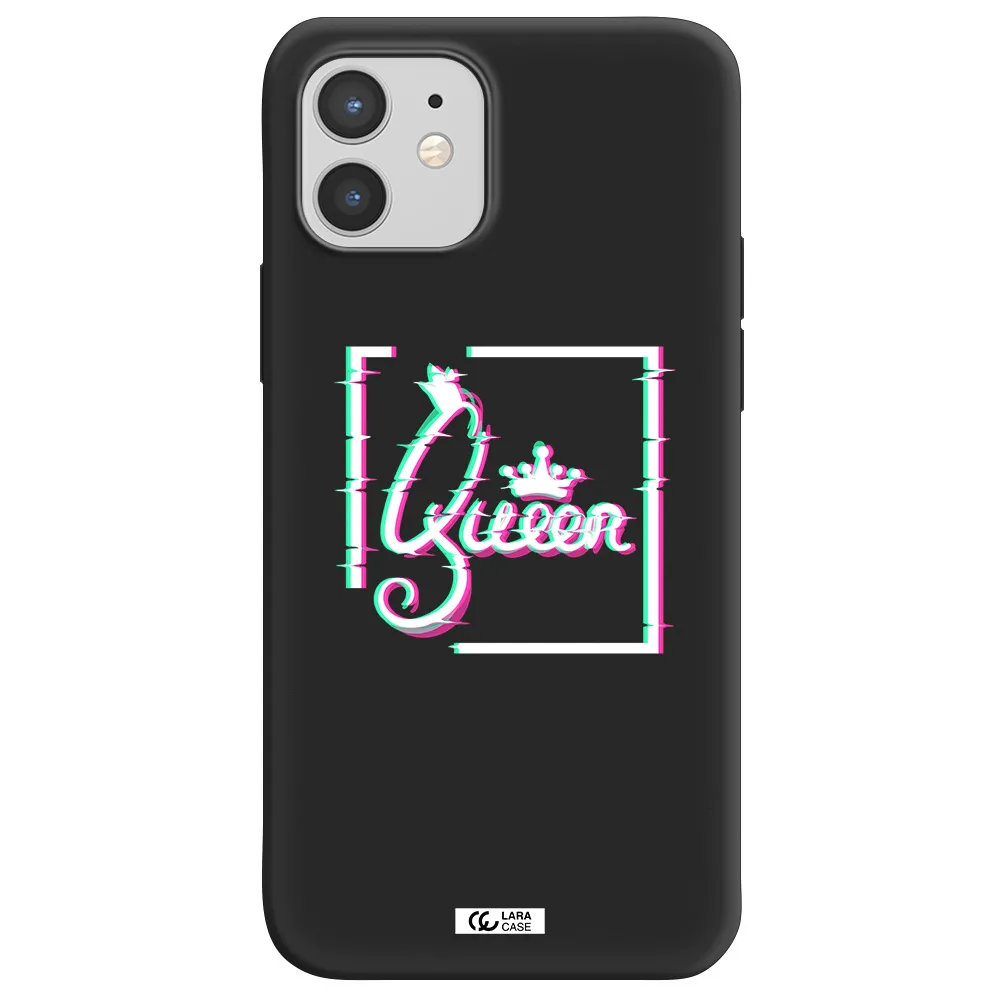 Queen Apple iPhone 12 mini Silicone black Case