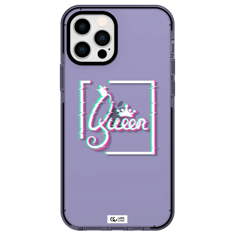 Queen Apple iPhone 12 pro impact Lilac Case
