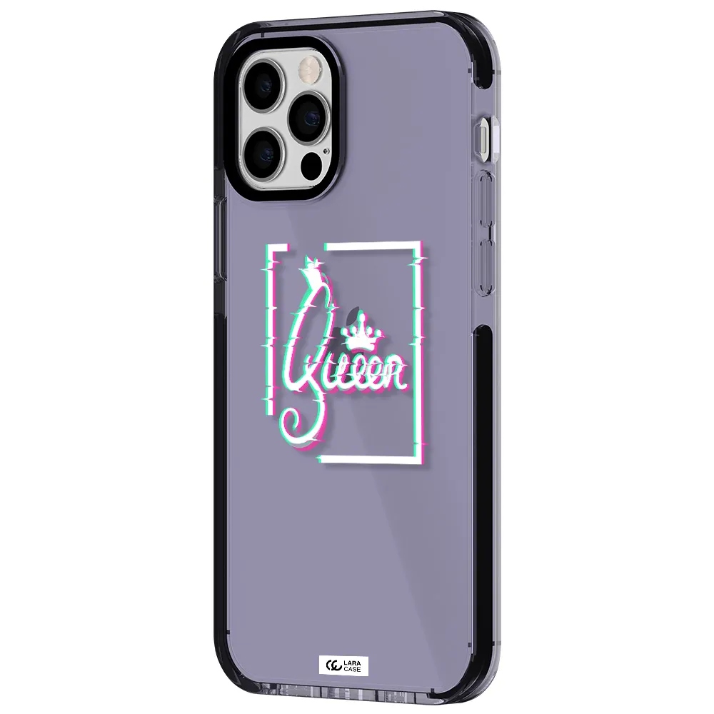 Queen Apple iPhone 12 pro impact Lilac Case