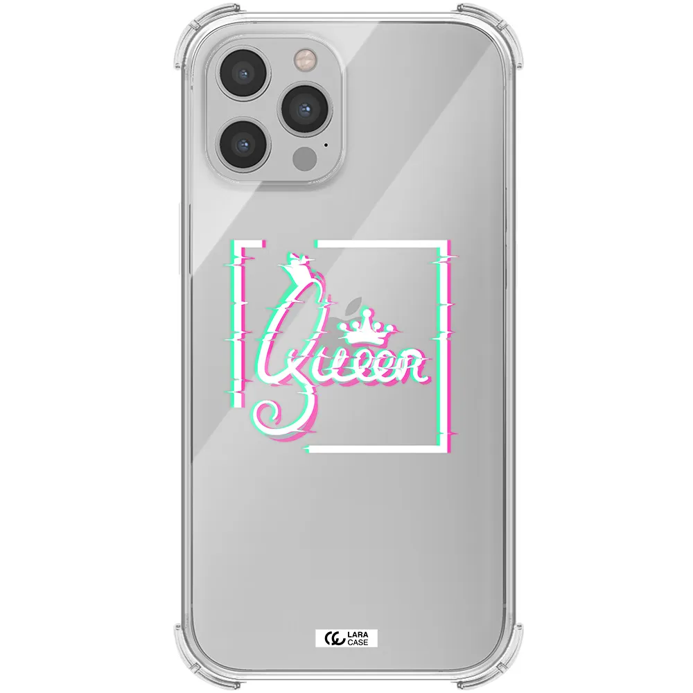 Queen Apple iPhone 12 pro max Clear PC Case