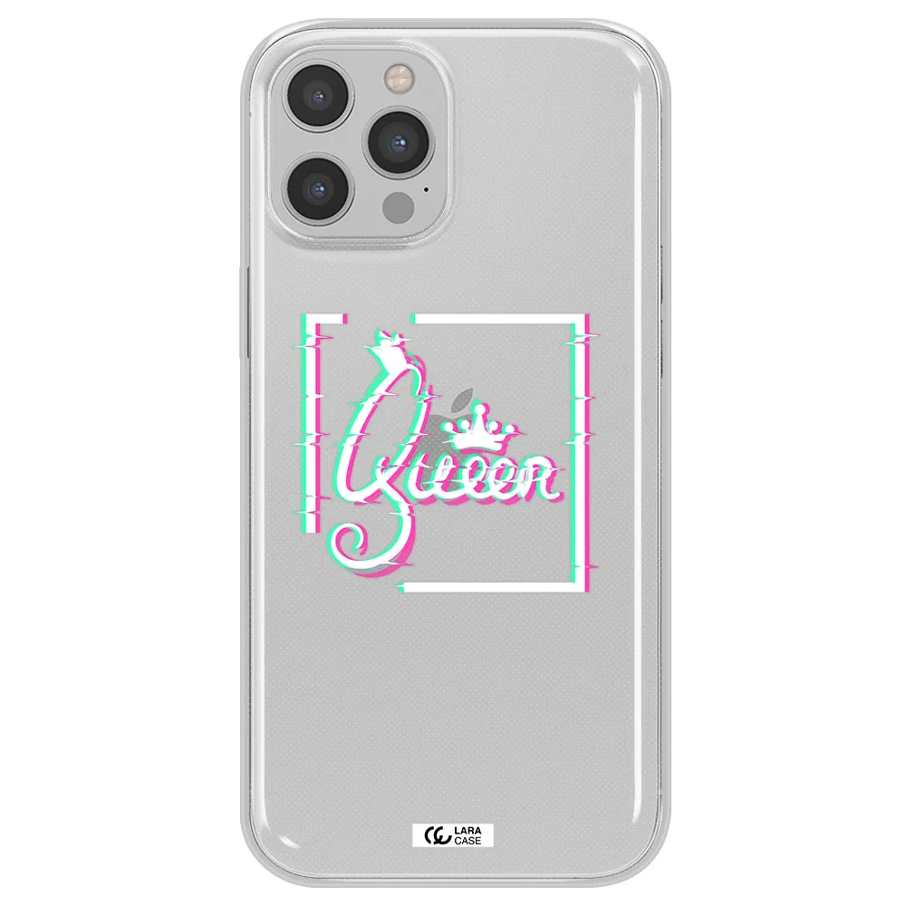 Queen Apple iPhone 12 pro max Clear TPU Case