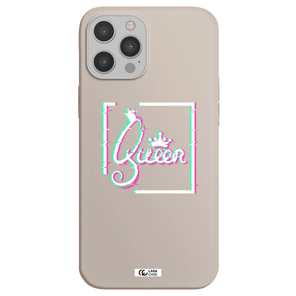 Queen Apple iPhone 12 pro Silicone Stone Case