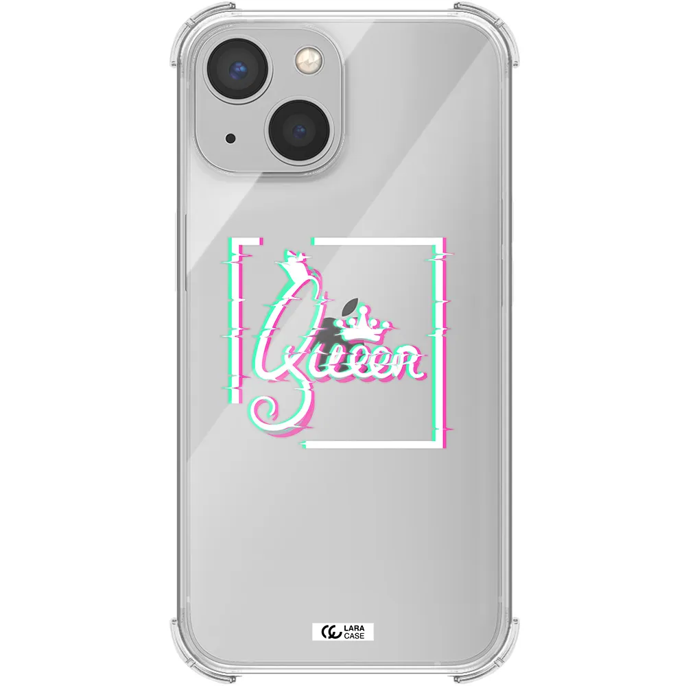 Queen Apple iPhone 13 mini Clear PC Case