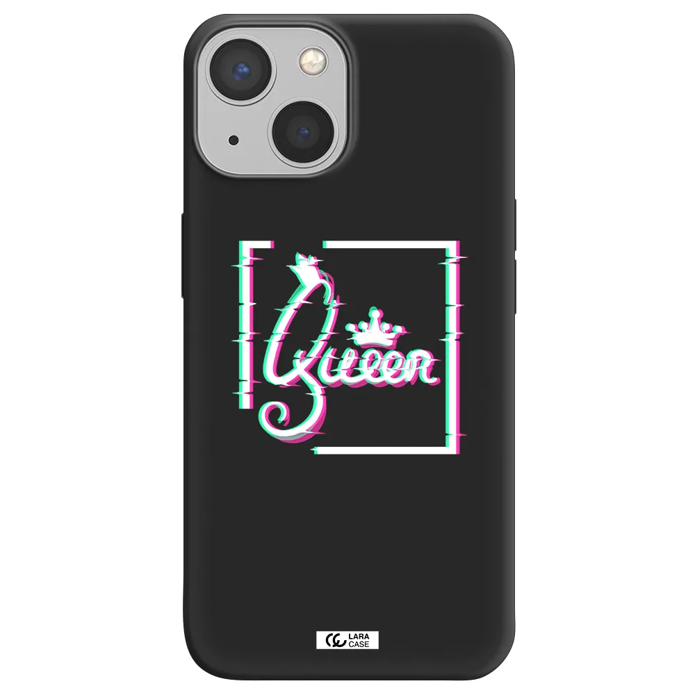 Queen Apple iPhone 13 mini Silicone black Case