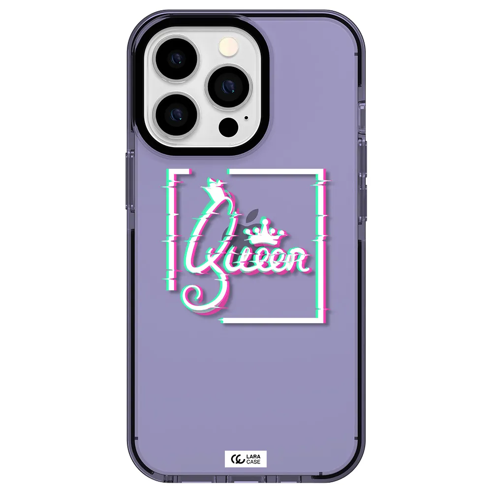Queen Apple iPhone 13 Pro impact Lilac Case