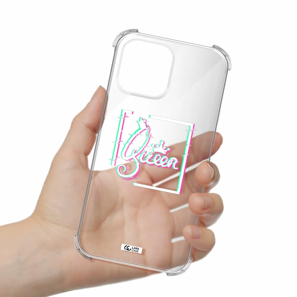 Queen Apple iPhone 13 Pro Max Clear PC Case
