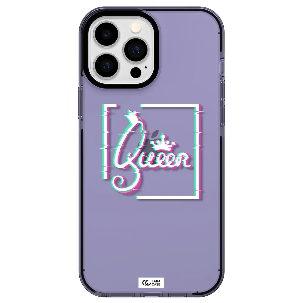 Queen Apple iPhone 13 Pro Max impact Lilac Case