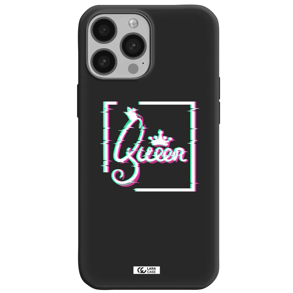 Queen Apple iPhone 13 Pro Silicone black Case