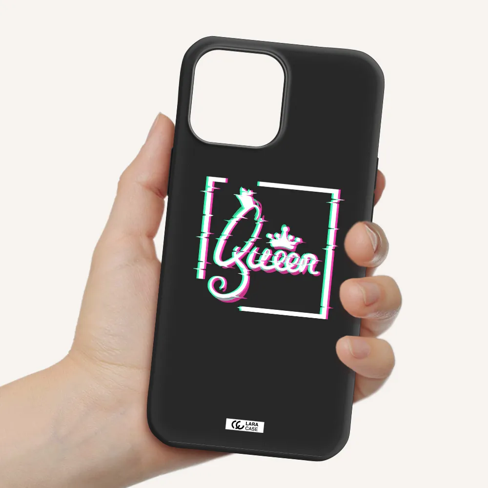 Queen Apple iPhone 13 Pro Silicone black Case