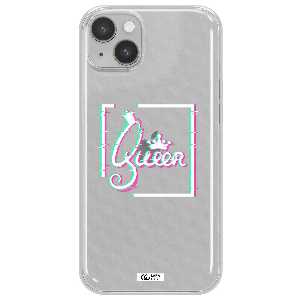 Queen Apple iPhone 14 Clear TPU Case