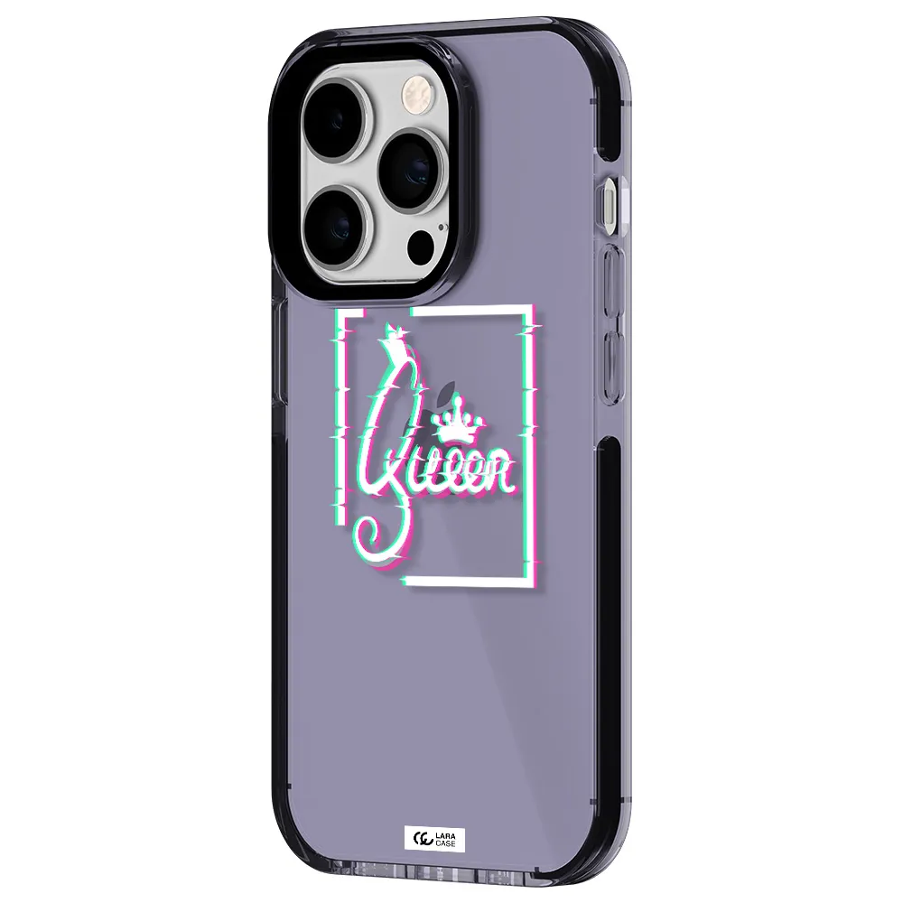 Queen Apple iPhone 14 pro impact Lilac Case