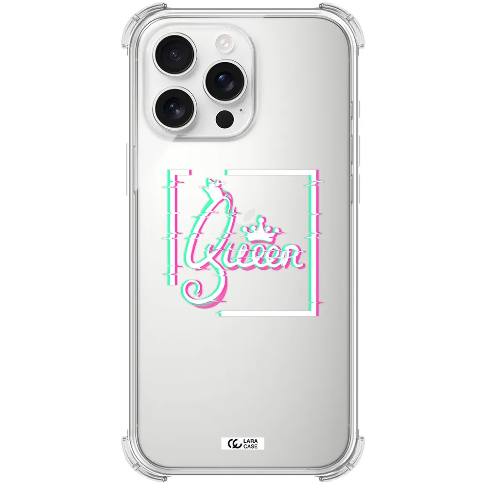 Queen Apple Iphone 16 Pro Max Clear Pc Case