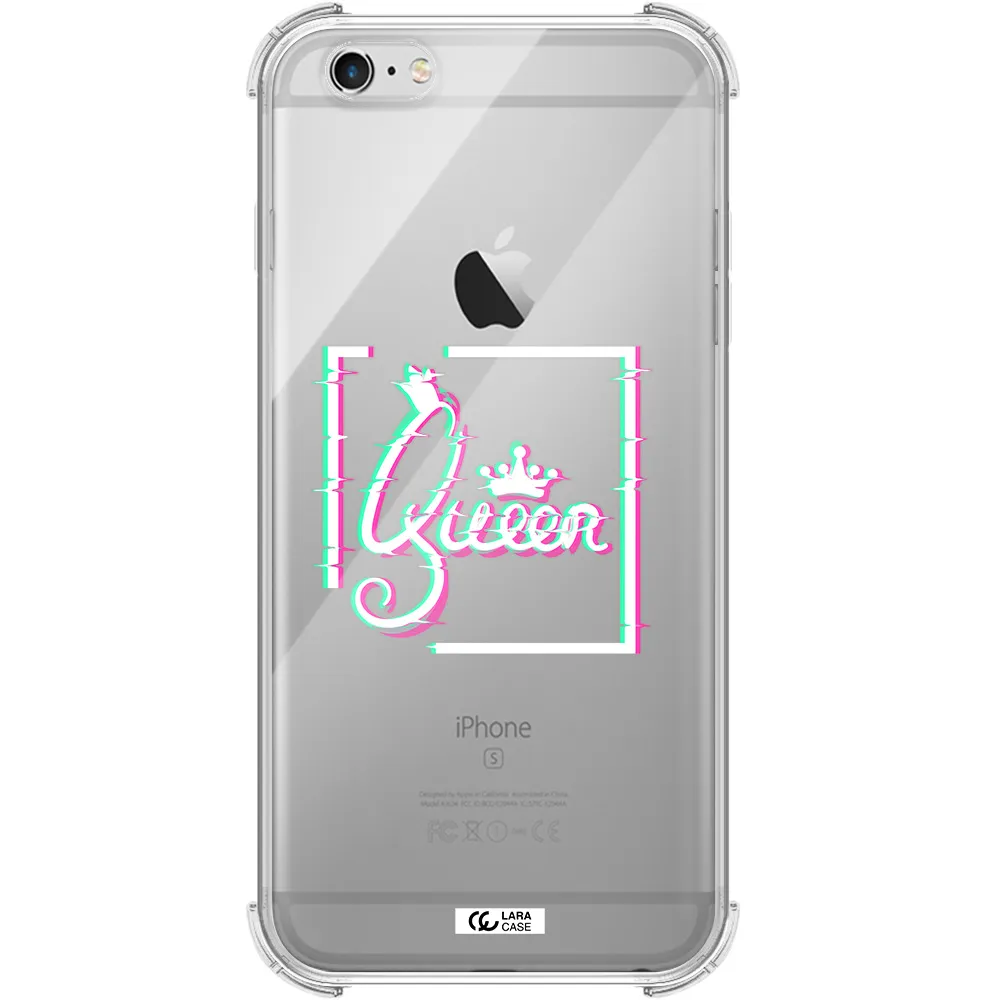 Queen Apple iPhone 6 s plus Clear PC Case