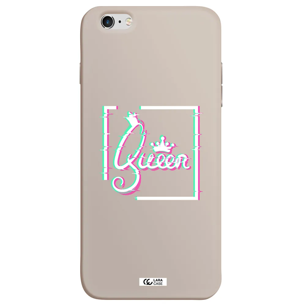 Queen Apple iPhone 6 s plus Silicone Stone Case