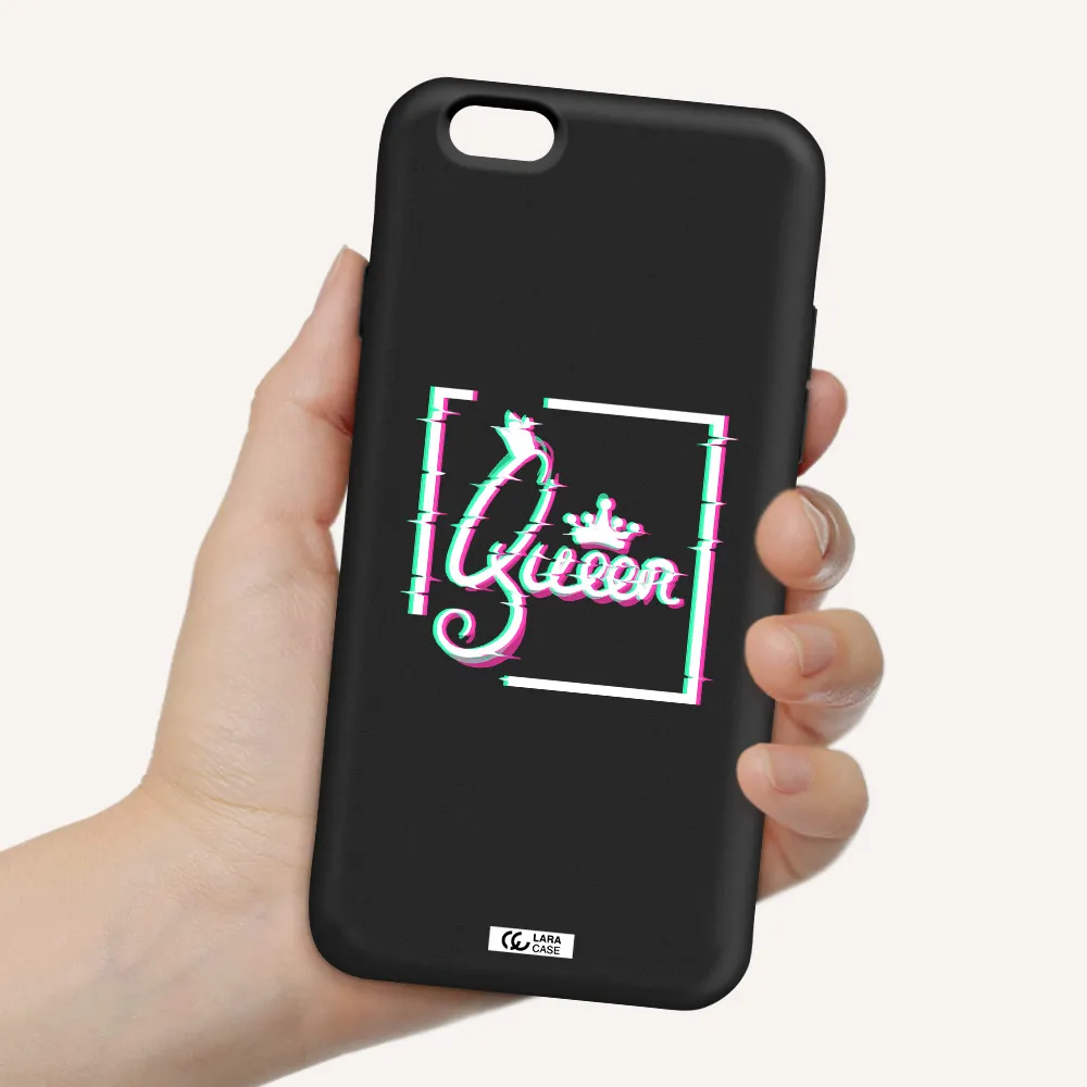 Queen Apple iPhone 6 Silicone black Case