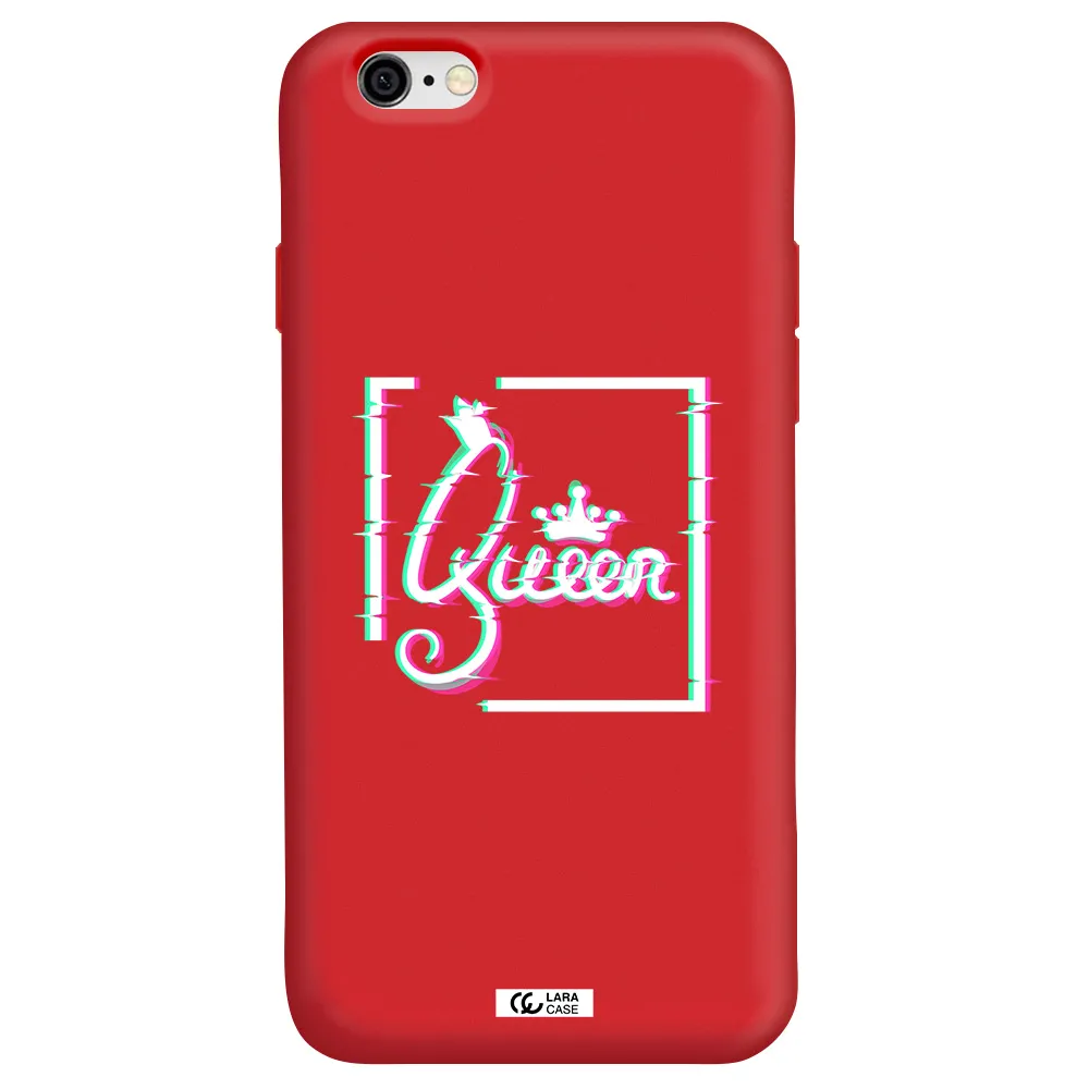 Queen Apple iPhone 6 Silicone Imperial Red Case