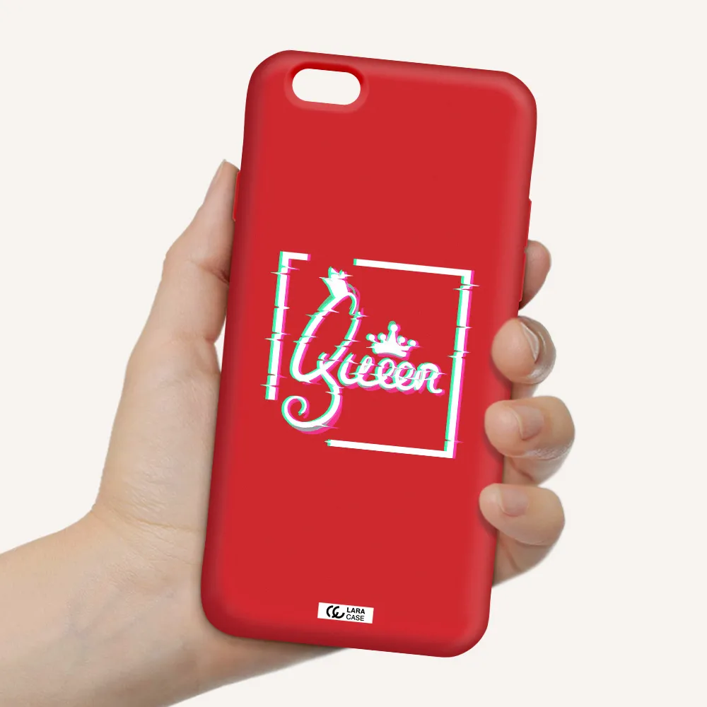 Queen Apple iPhone 6 Silicone Imperial Red Case