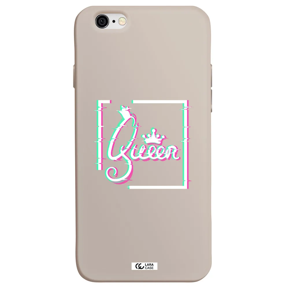 Queen Apple iPhone 6 Silicone Stone Case