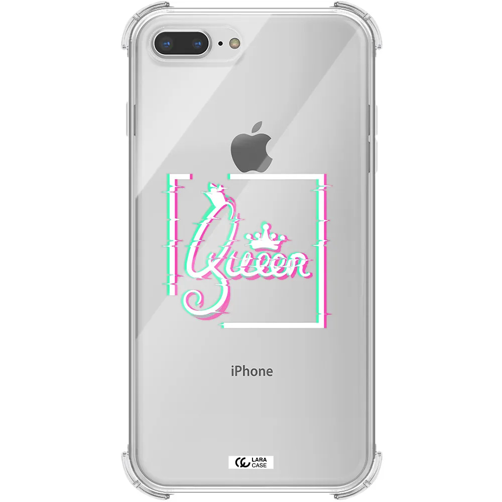 Queen Apple iPhone 7 plus Clear PC Case