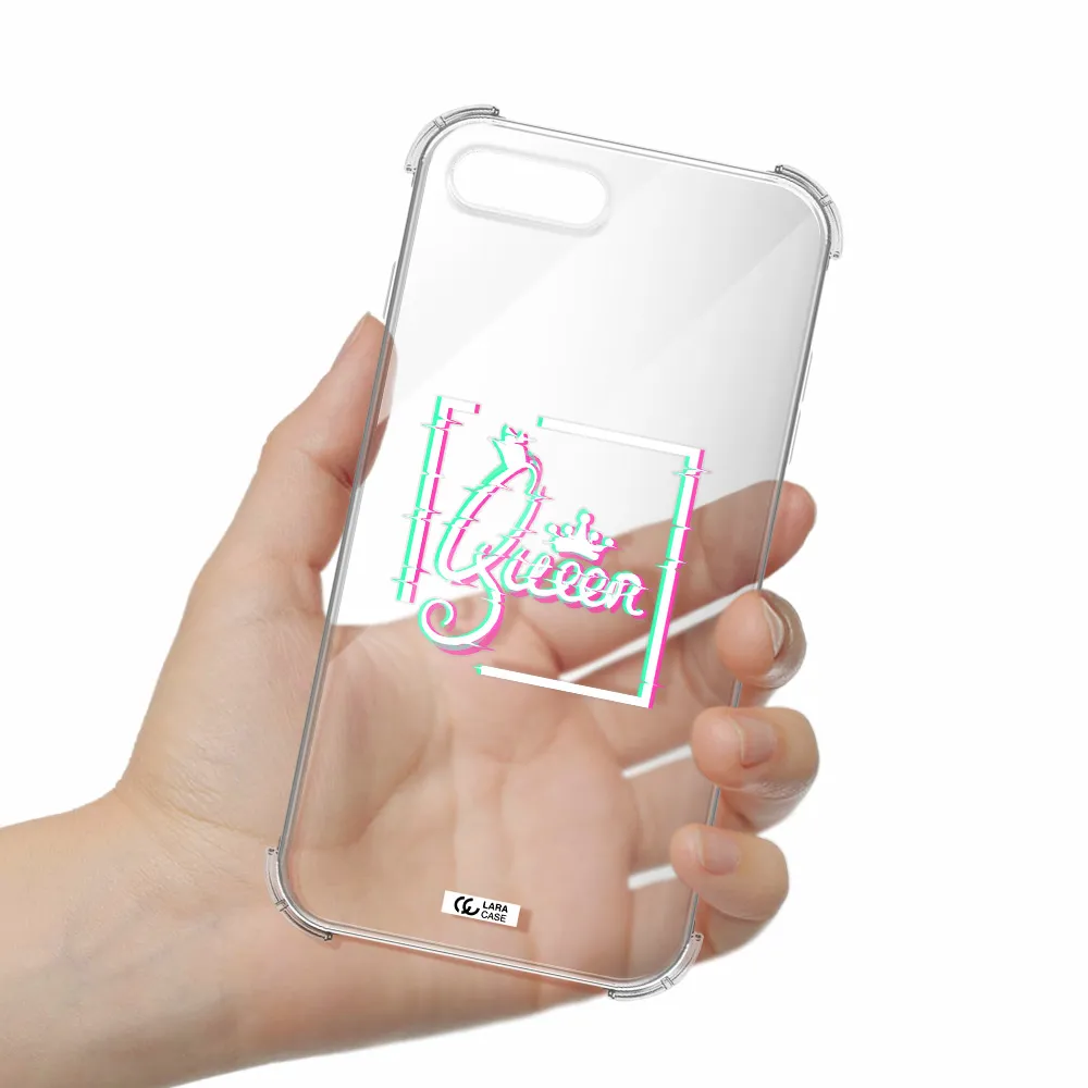 Queen Apple iPhone 7 plus Clear PC Case