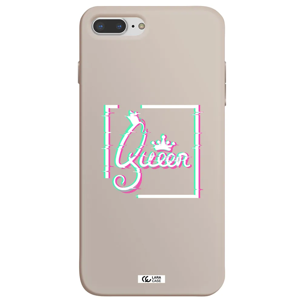 Queen Apple iPhone 7 plus Silicone Stone Case