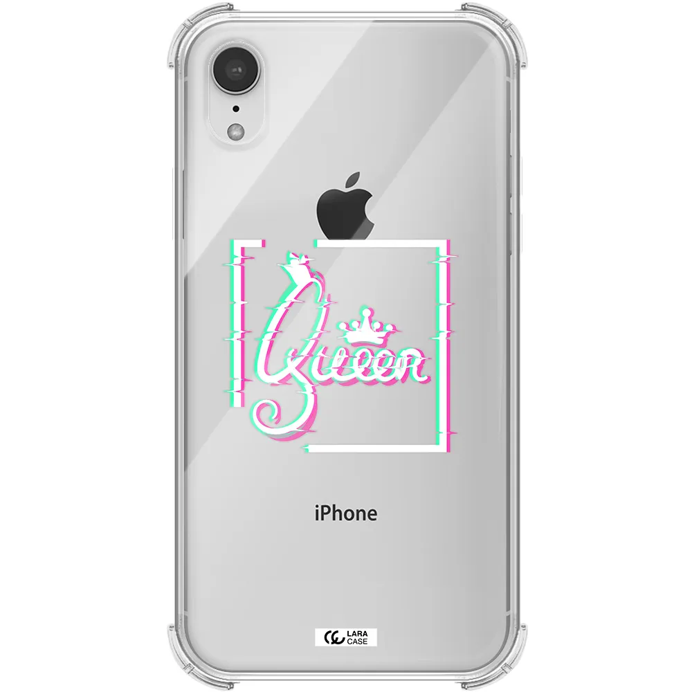 Queen Apple iPhone XR Clear PC Case
