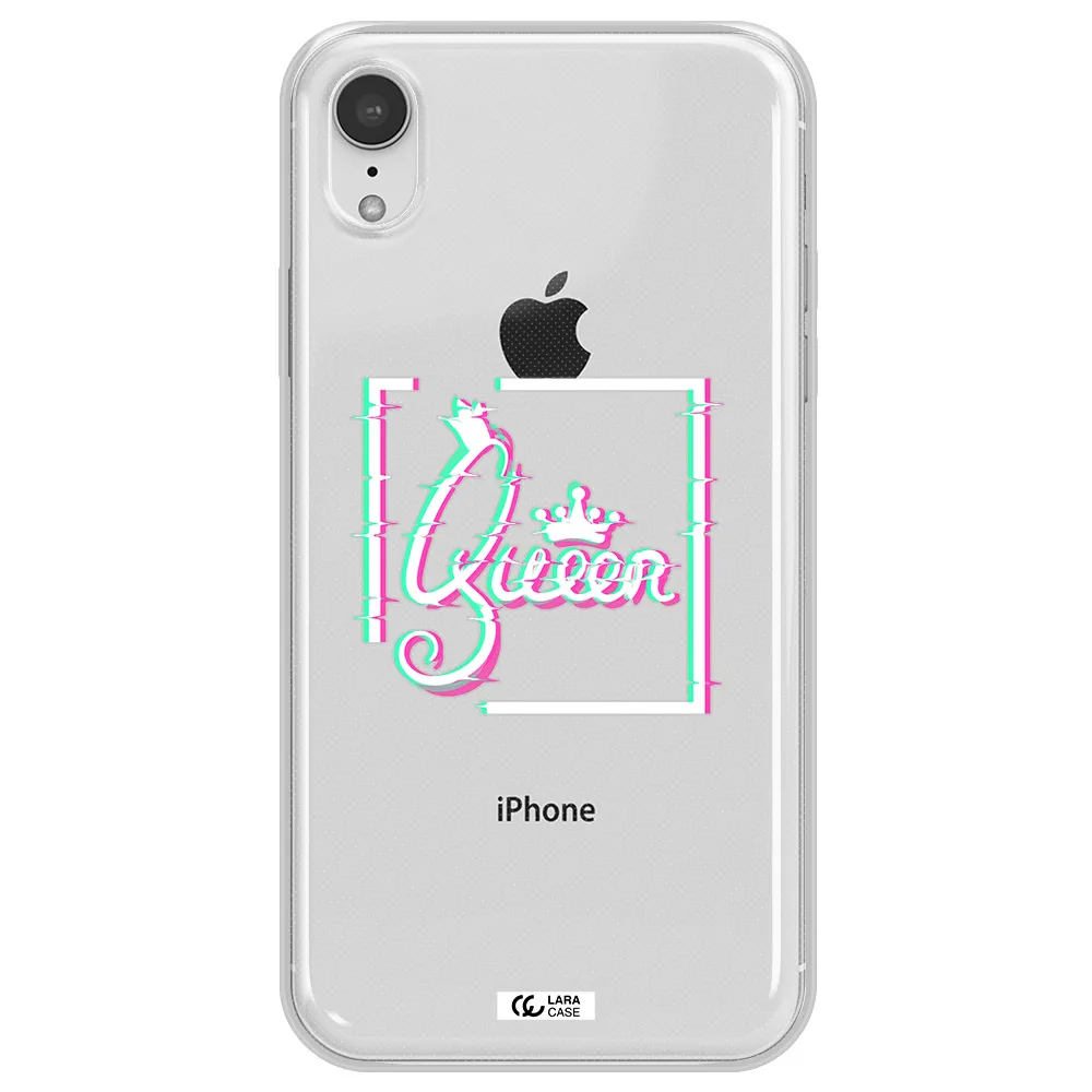 Queen Apple iPhone XR Clear TPU Case