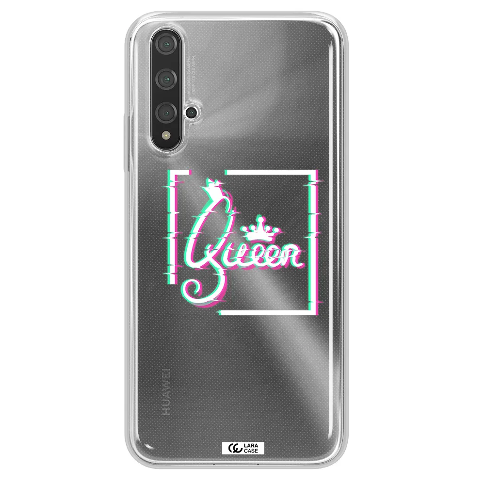 Queen Huawei Nova 5t Clear TPU Case