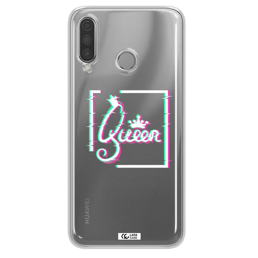 Queen Huawei P30 Lite Clear TPU Case