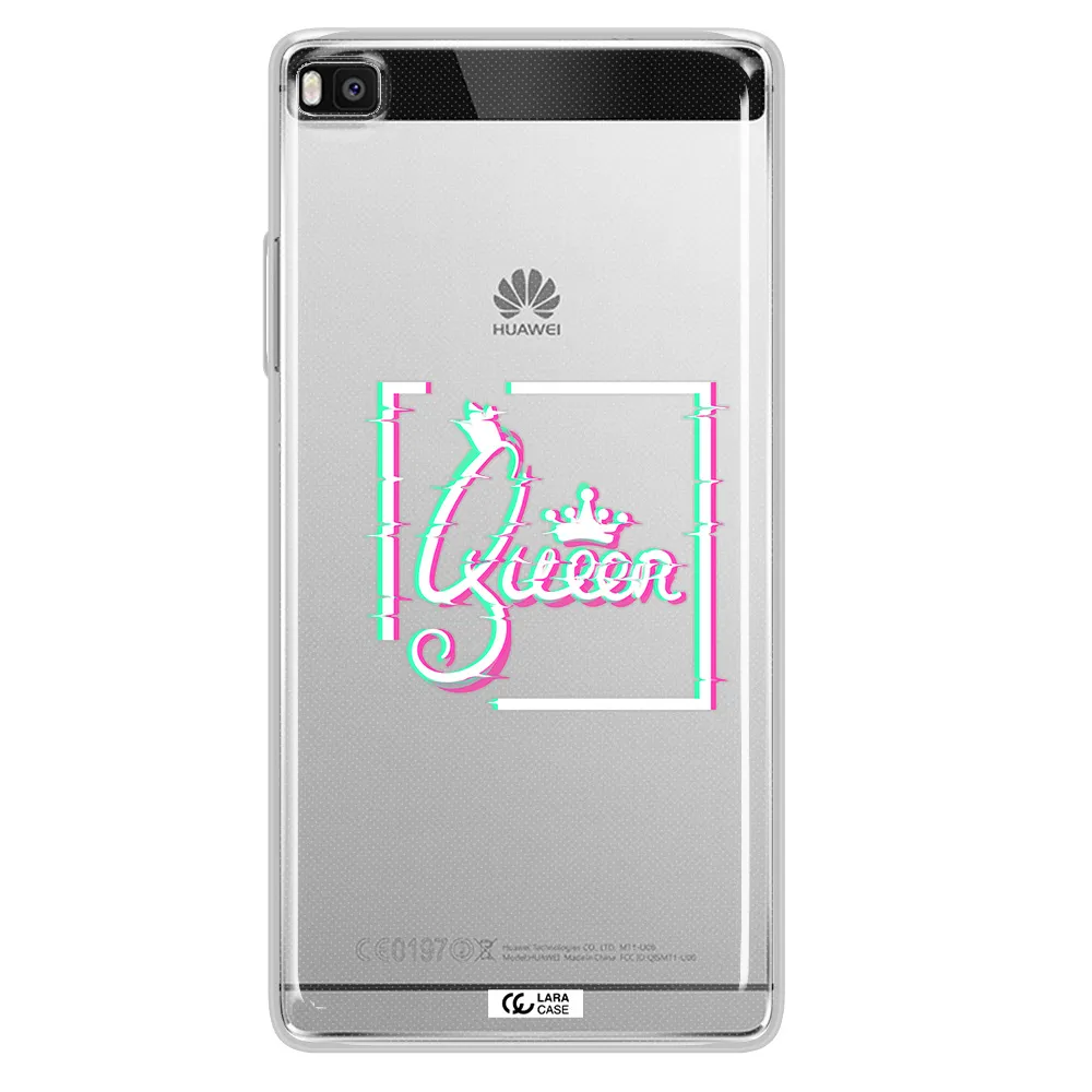 Queen Huawei P8 Clear TPU Case
