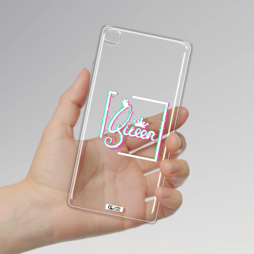 Queen Huawei P8 Clear TPU Case