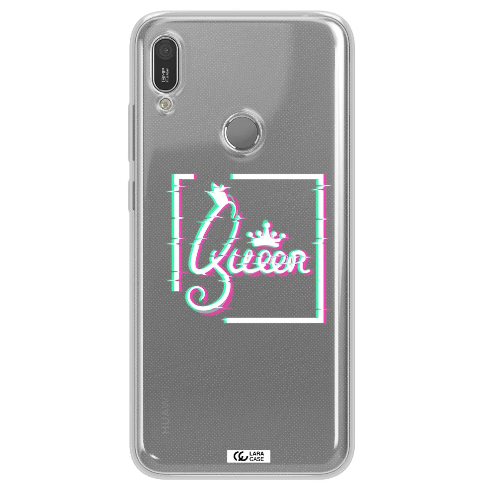 Queen Huawei Y6 2019 Clear TPU Case